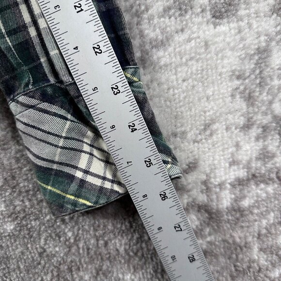 Denim & Supply Ralph Lauren Shirt Small Womens Pearl Button Snap Plaid Collared - Picture 4 of 6